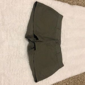 Olive shorts